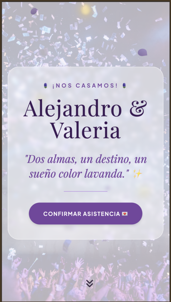 Boda Alejando Valeria InvitacionesYa.com
